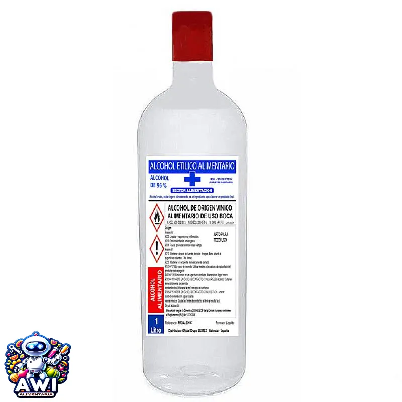ALCOHOL VINICO ALIMENTARIO 96% - Imagen 2