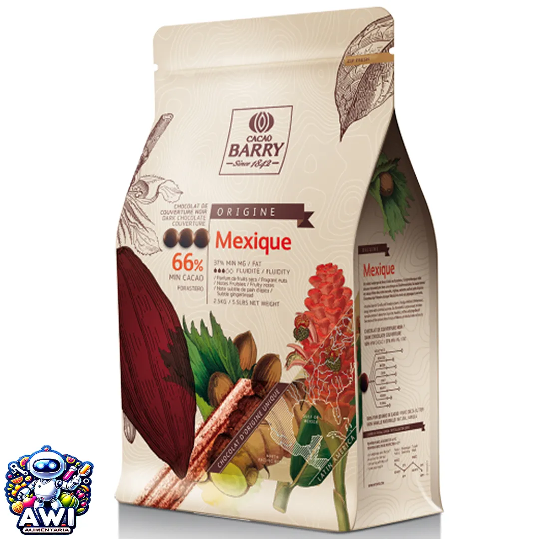 CHOCOLATE NEGRO BARRY MEXICO 1 Kg. - Imagen 2