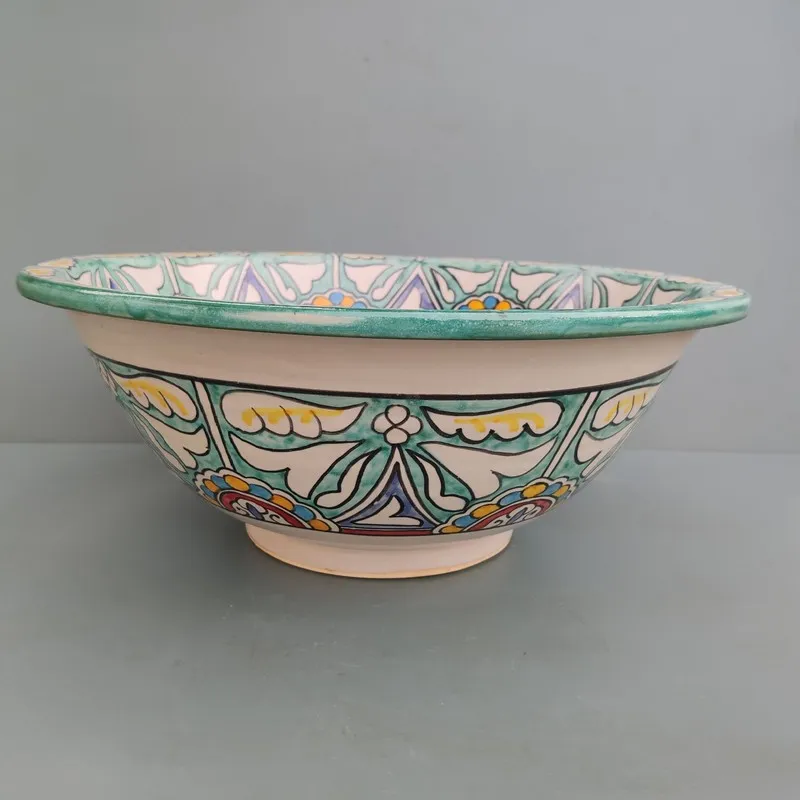 Lavabo de cerámica marroquí 40cm Alhamra - Imagen 2